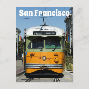 Carte Postale Trolley San Francisco California