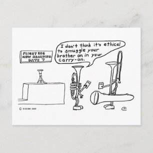 Carte Postale Trombone
