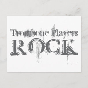 Carte Postale Trombone Players Rock