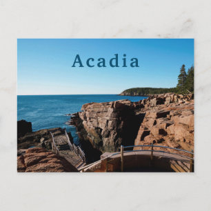 Carte Postale Tronc national du tonnerre Acadia Maine