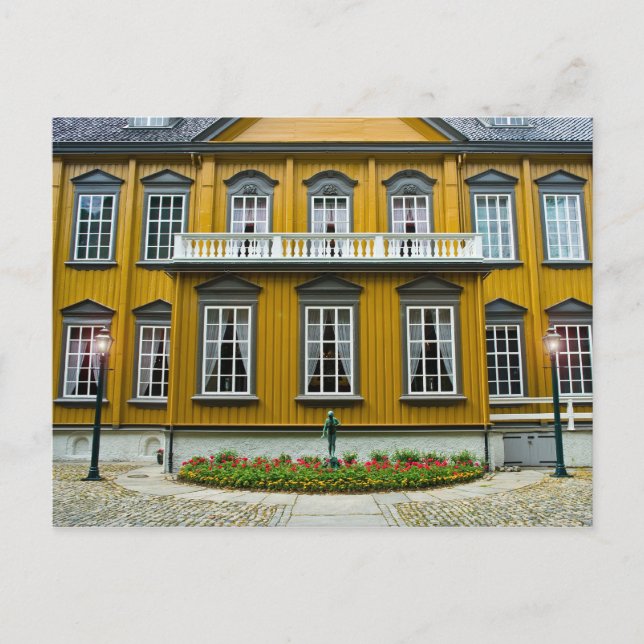 Carte Postale Trondheim La Résidence Royale Stiftsgaarden (Devant)