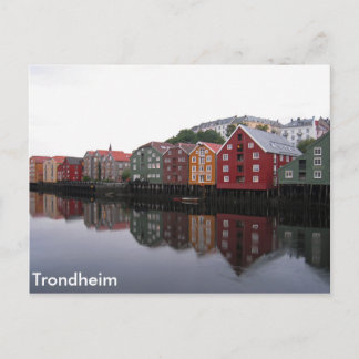 Carte Postale Trondheim, Norvège