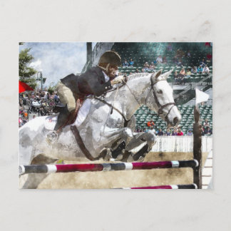Carte Postale Trop facile Hunter Jumper Show Jumper