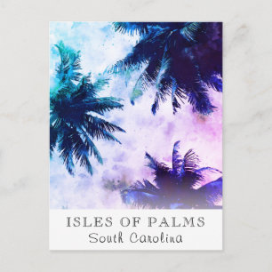 Carte Postale *~* Tropical AP25 Travel Personnaliser - Palm Tree