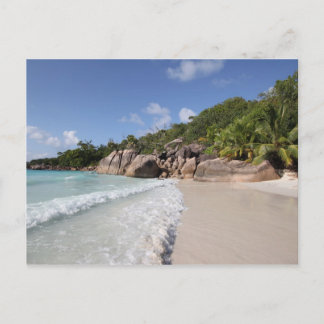 Carte Postale Tropical Beach, Seychelles, Indian Ocean