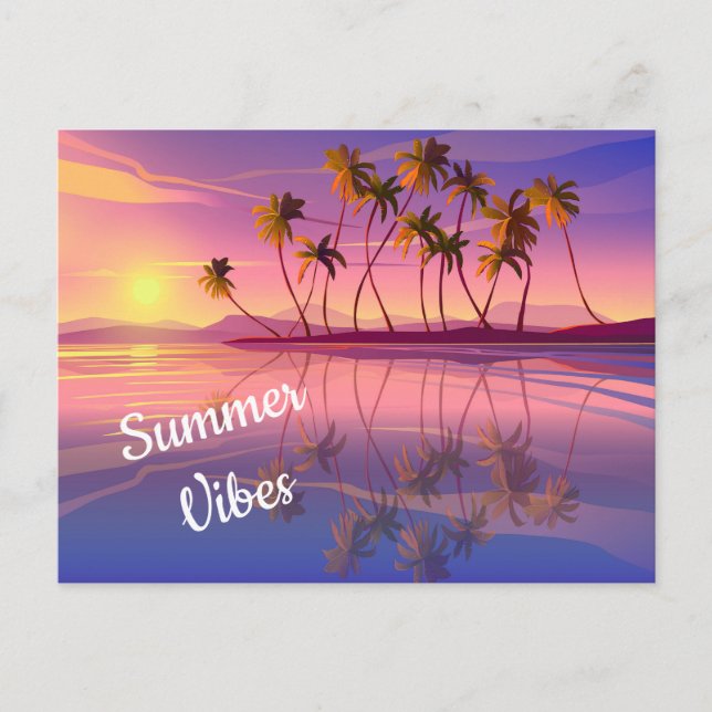 Carte postale tropicale (Devant)