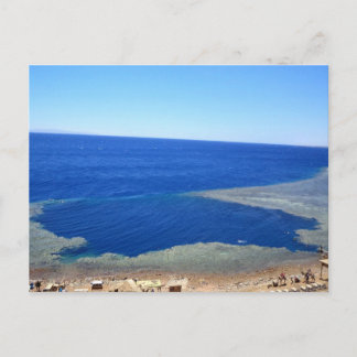 Carte Postale Trou Bleu Scuba Dive Spot