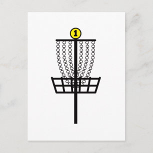 Carte Postale Trou de golf de disque