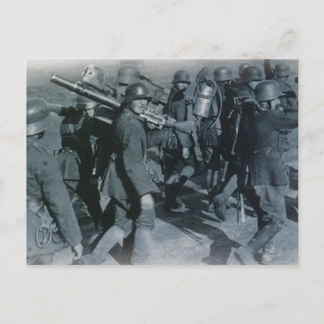 Carte Postale troupes allemandes (Devant)