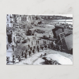 Carte Postale Troupes de la Seconde Guerre mondiale débarquant, 