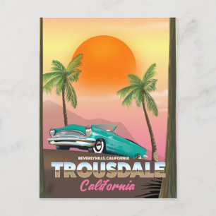 Carte Postale Trousdale Beverly Hills Californie