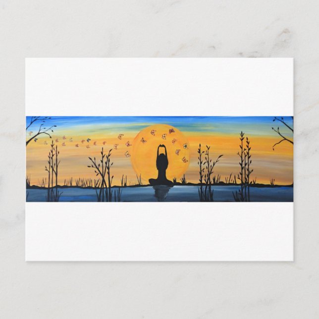 Carte Postale Trouver votre zen (Devant)