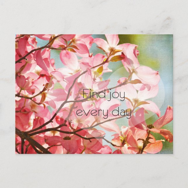 Carte Postale Trouvez de la joie (Devant)