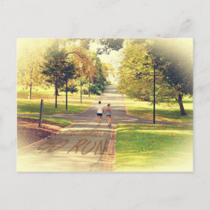Carte Postale Trouvez-vous, Allez Courir aux Jardins Fitzroy à M