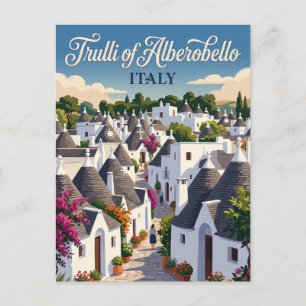 Carte Postale Trulli d'Alberobello Italie