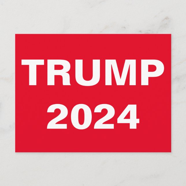 Carte postale TRUMP 2024 (Devant)