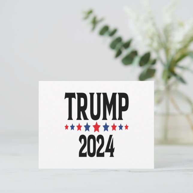 Carte postale Trump 2024 (Debout devant)