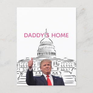 Carte Postale Trump 2024 Reprendre l'Amérique à la maison de pap