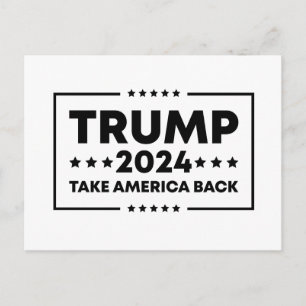 Carte Postale Trump 2024 : Trump et l'Amérique