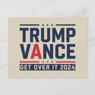 Carte Postale Trump a gagné l'élection 2024 Président Trump Vanc