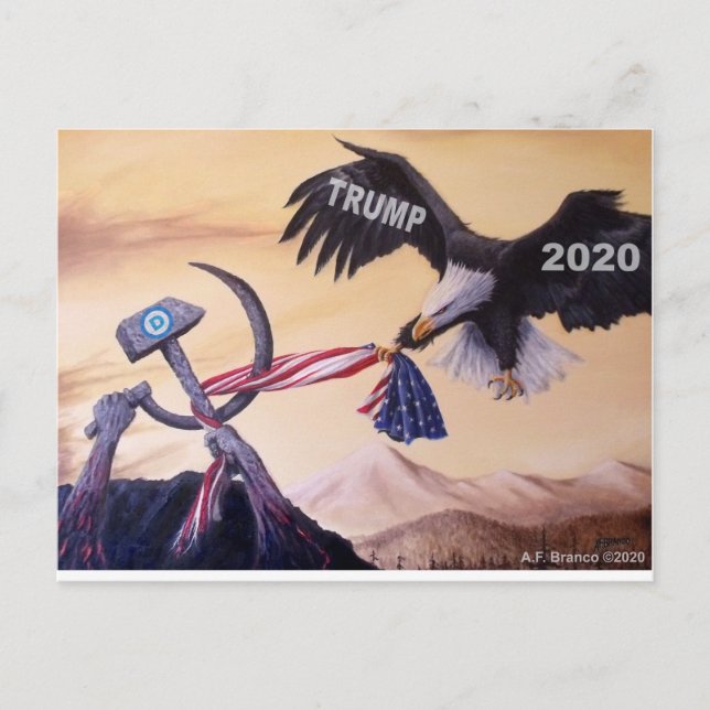 Carte postale Trump Eagle 2020 (Devant)