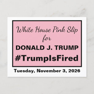 Carte Postale Trump est élu à la Maison Blanche pour 2026