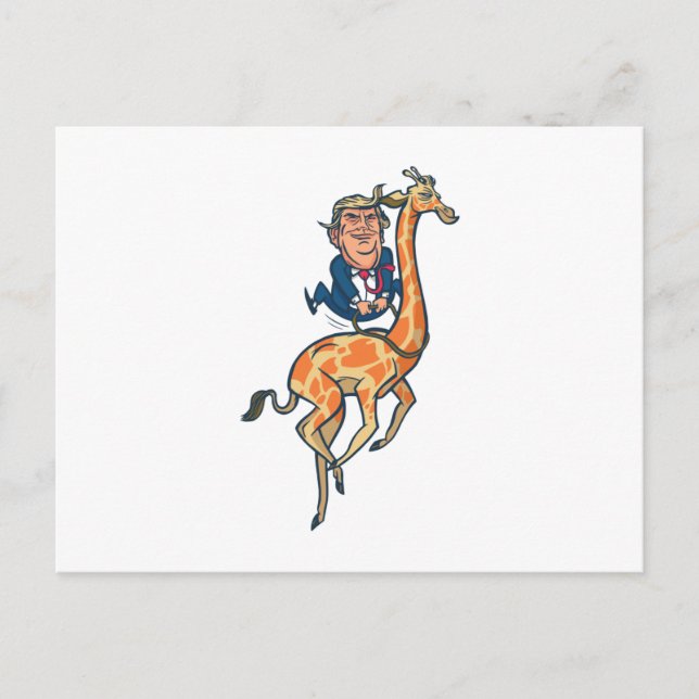 Carte Postale Trump Giraffe (Devant)
