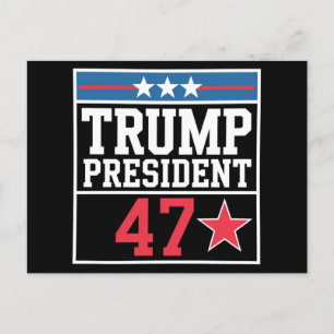 Carte Postale Trump remporte l'élection 2024 Trump a gagné 2024