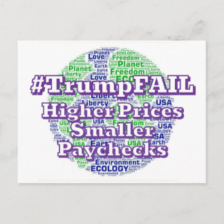 Carte Postale #trumpÉCHEC (Planète Terre)