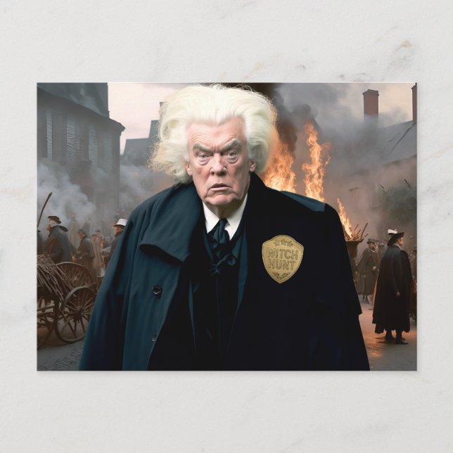 Carte Postale Trump's Witch Hunt (Devant)