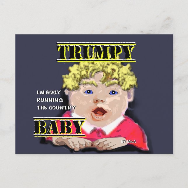 Carte postale Trumpy Baby (Devant)