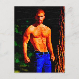 Carte Postale Trunk Hunk