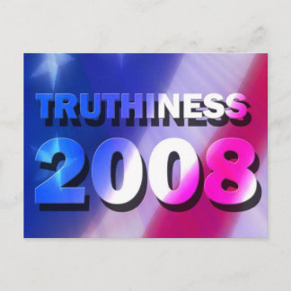 CARTE POSTALE TRUTHINESS 2008