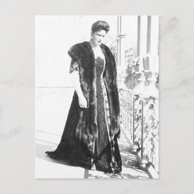 Carte Postale Tsarina Alexandra de Russie, épouse Tsar Romanov (Devant)