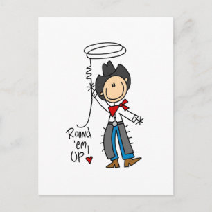 Carte Postale Tshirts et cadeaux de Cowboy Em Up