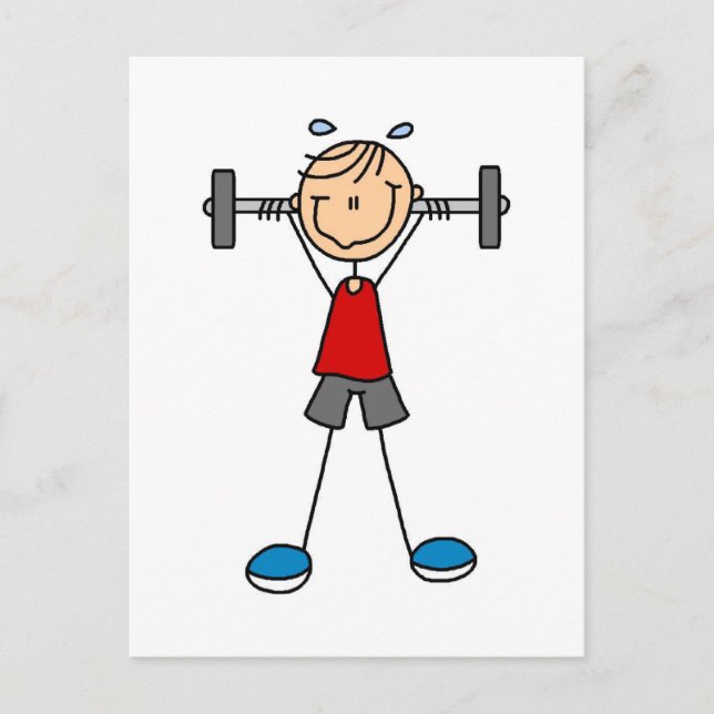 Carte Postale Tshirts et cadeaux pour levage de poids (Devant)