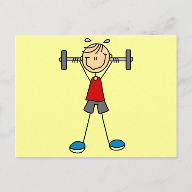 Carte Postale Tshirts et cadeaux pour levage de poids (Devant)