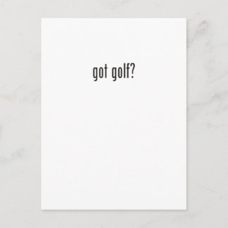 Carte Postale tu as du golf ?
