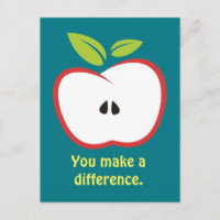 Tu fais une pomme différente