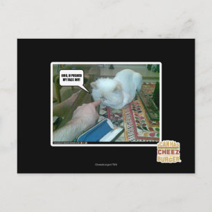 Carte Postale Tu m'as fait entrer le visage !