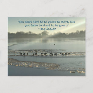 Carte Postale Tu n'es pas obligé d'être grand