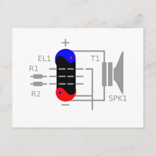 Carte Postale Tube Amp