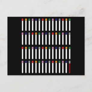 Carte Postale Tubes de phlébotomie