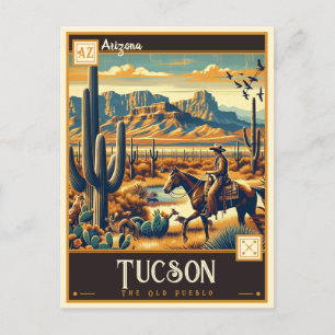 Carte Postale Tucson, Arizona   VINTAGE