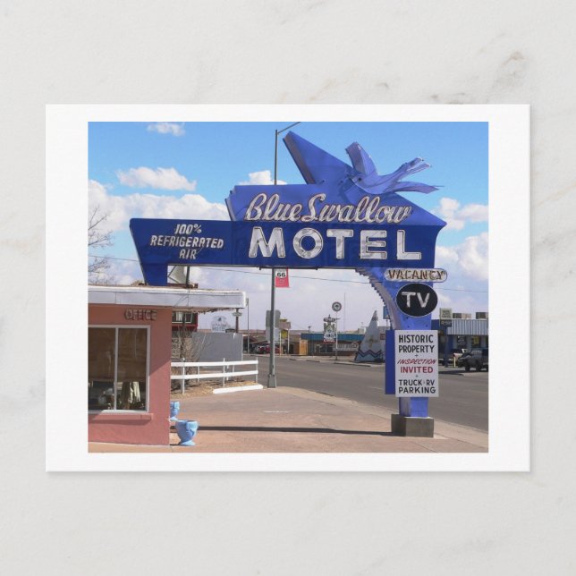 Carte Postale Tucumcari, Nouveau-Mexique, Rte. 66 Motel (Devant)