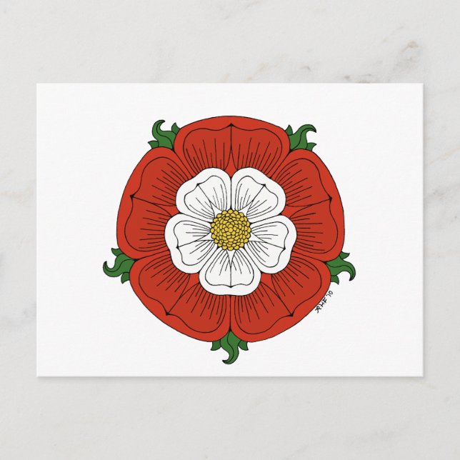 Carte Postale Tudor Rose (Devant)