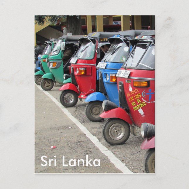 Carte Postale tuk colombo (Devant)