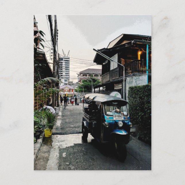 Carte Postale Tuk Tuk À Bangkok Thaïlande (Devant)