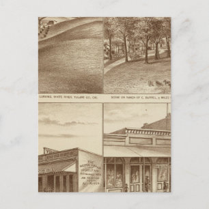 Carte Postale Tulare Co ranch, bureaux