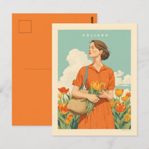 Carte Postale Tulip Dreams en Hollande